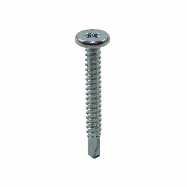 WAFER HEAD SELF DRILLING SCREWS BZP